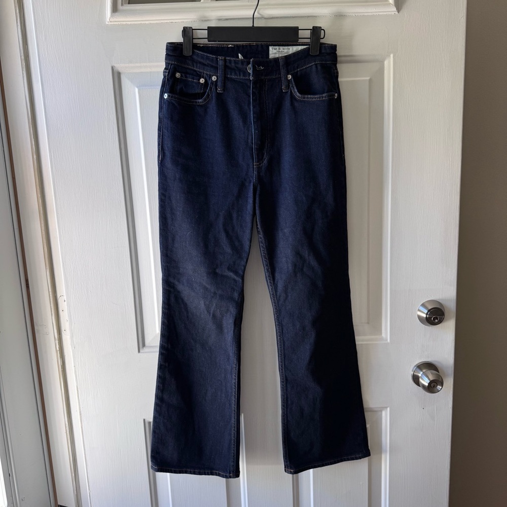 rag & bone Dark Blue Flare Jeans